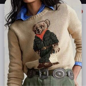 Adorable bear sweater! Brand new!
